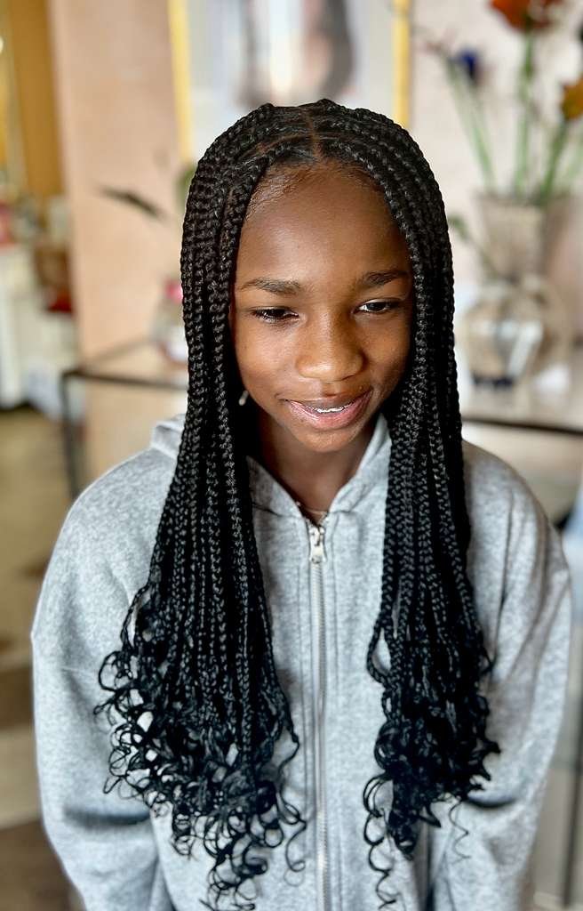 Knotless Braids Style 7